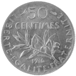50 Cts Semeuse (1897-1920)