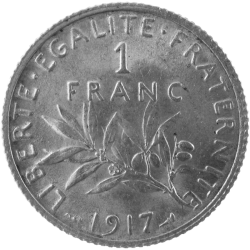 1 Franc Semeuse (1898-1920)