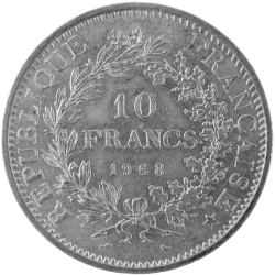 10 Francs Hercule (1964-1973)