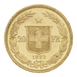 20 Francs Croix Suisse