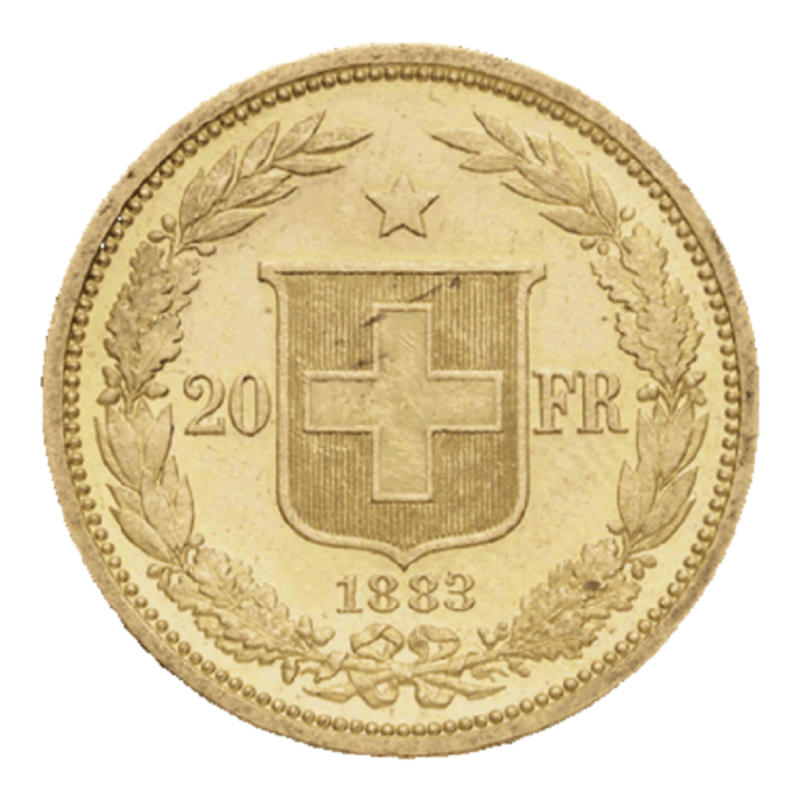 20 Francs Croix Suisse
