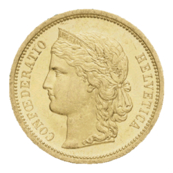 20 Francs Croix Suisse