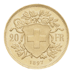 20 Francs Croix Suisse